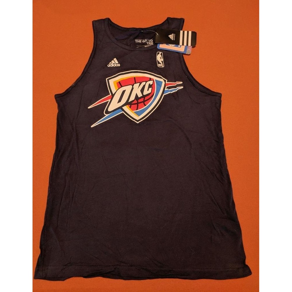 Adidas Boy's Medium Durant OKC Thunder A-Shirt Tank Top Tee T-Shirt NEW